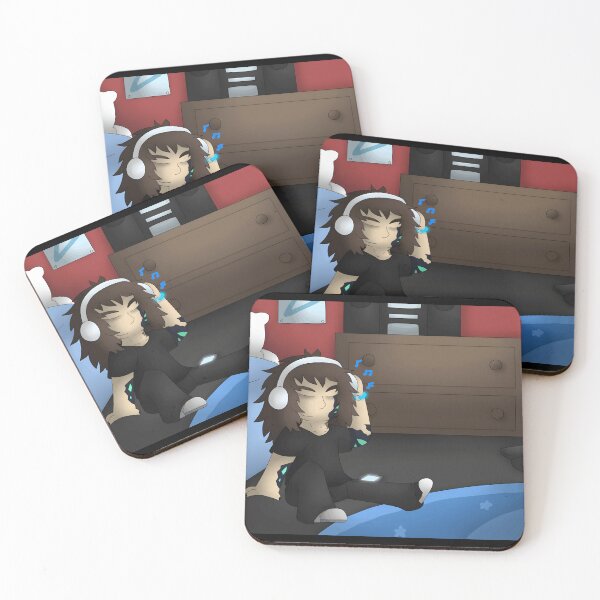 Item preview, Chilling with Headphones in a Cozy Room designed and sold by J-Mindful.