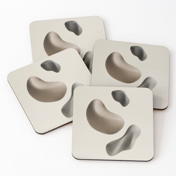Item preview, Floating Forms – Minimalist 3D Organic Abstract designed and sold by Zaramodo.