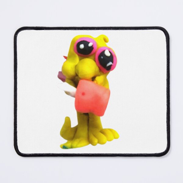 Item preview, Yellow clay alien with giant eyes designed and sold by Natascha-Prints.