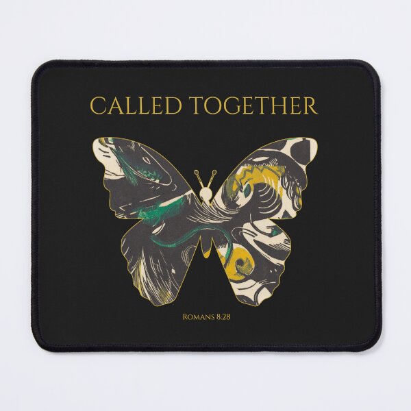 Item preview, Called Together Romans 8:28 Christian Butterfly – One Body Bible Verse Art designed and sold by KittenAndCo.