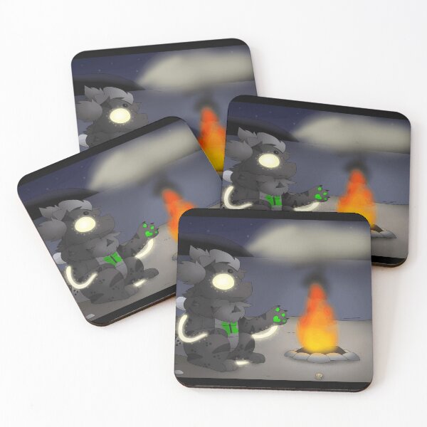 Item preview, Cozy Campfire Night with a Furry Character designed and sold by TomatiLove.