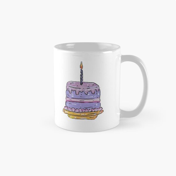 Item preview, Purple Birthday Cake sticker designed and sold by alanamaeart.
