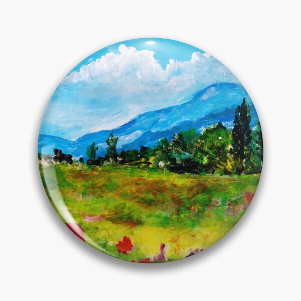 Item preview, Azure Horizons | Acrylic Landscape Painting designed and sold by CharismaticMindArt.