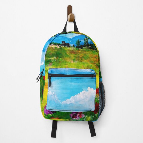 Item preview, Azure Horizons | Acrylic Landscape Painting designed and sold by CharismaticMindArt.