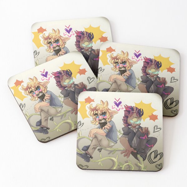 Item preview, Emotional Duo Illustration with Vines and Hearts designed and sold by TomatiLove.