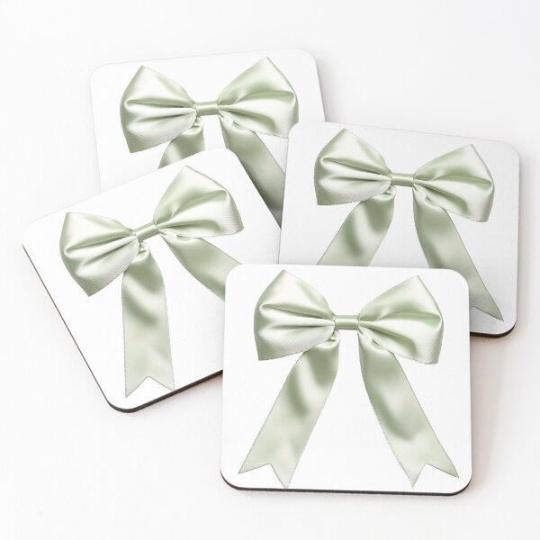 Item preview, Sage Green Satin Coquette Bow designed and sold by jianina-alondra.