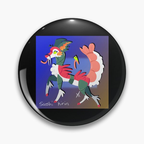 Item preview, Sushi Kirin Colorful Creature Design designed and sold by PeaceTypo.