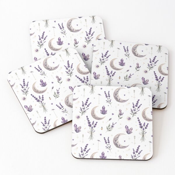 Item preview, Lavender Moon Magic – Celestial Witchy Pattern designed and sold by MySthore.