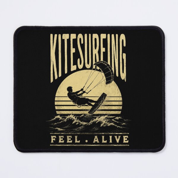 Item preview, Kitesurfing Feel Alive Retro Graphic designed and sold by Janiah216.