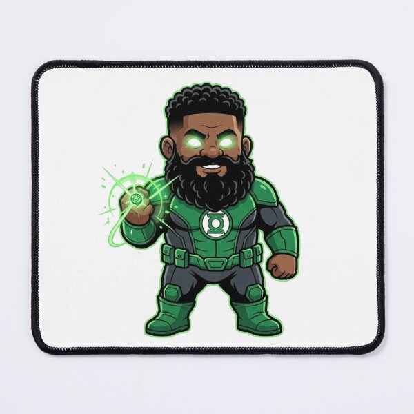 Item preview, John Stewart Green Lantern Garden Gnome designed and sold by Bad-Decisions-Designs.