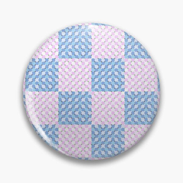 Item preview, Pink & Blue Optical Illusion Checkerboard designed and sold by OddBloomPNG.
