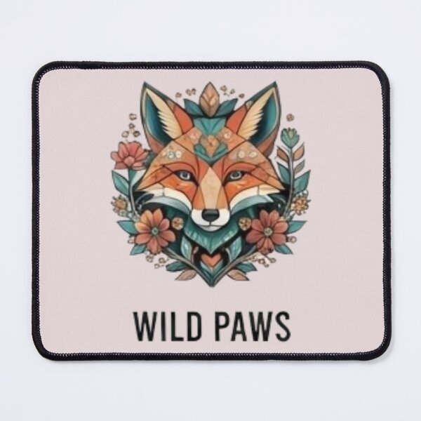Item preview, Floral Stained Glass Fox Portrait Art designed and sold by FABIOLA1970.