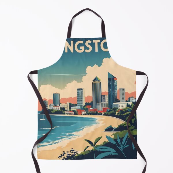 Item preview, Kingston Jamaica Vintage Travel Tourism designed and sold by TravelersGems.