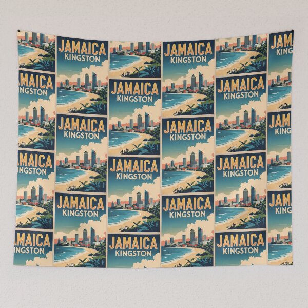 Item preview, Kingston Jamaica Vintage Travel Tourism designed and sold by TravelersGems.