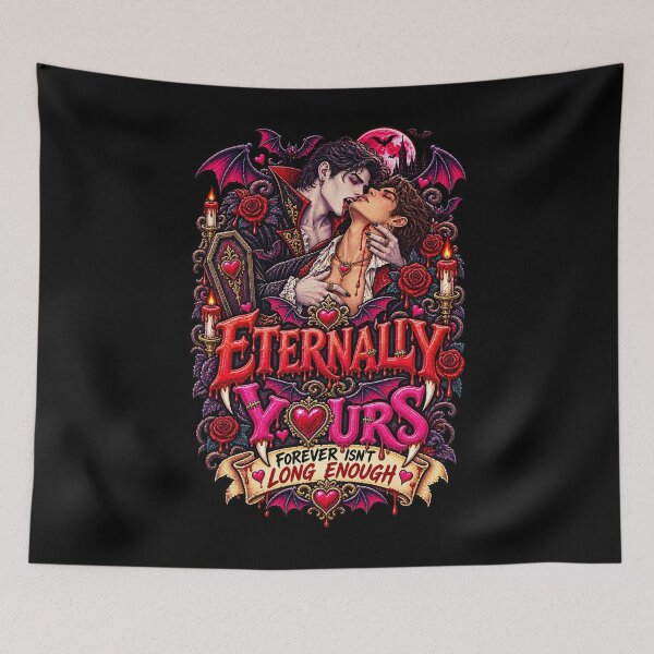 Item preview, DARK LOVE ❤️ - MONSTER ROMANCE COLLETION -  VAMPIRE LOVE - ETERNALLY YOURS - FOREVER ISN'T LONG ENOUGH - GAY PRIDE - v2 designed and sold by WheelieGdArt.