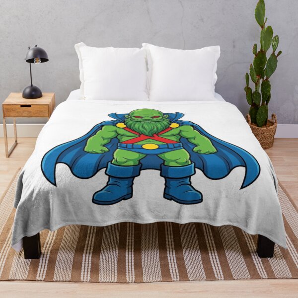 Item preview, Telepathic Martian Manhunter Garden Gnome designed and sold by Bad-Decisions-Designs.