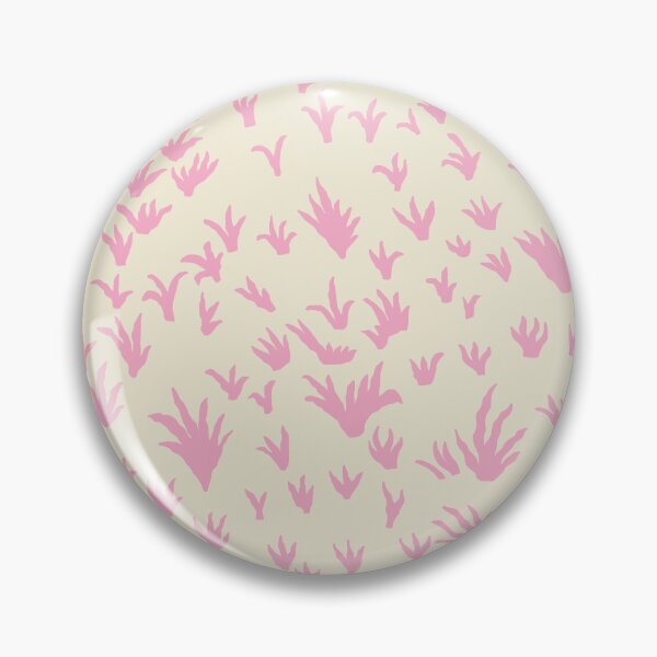 Item preview, Grass Tufts in Pink on Cream designed and sold by Ema Tudose.