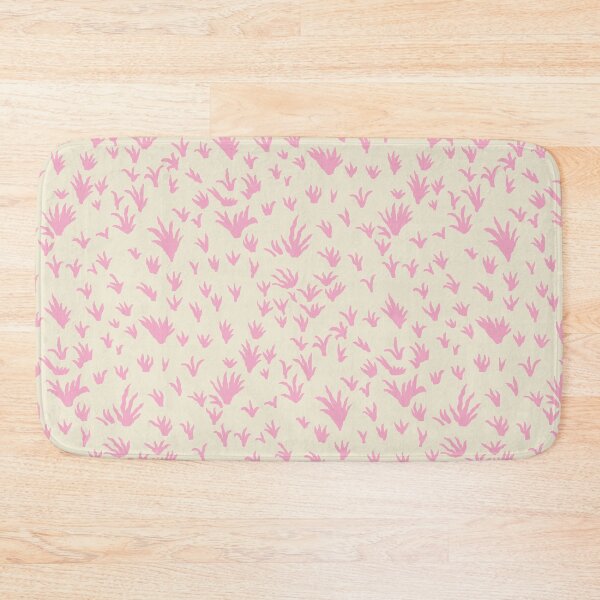 Item preview, Grass Tufts in Pink on Cream designed and sold by Ema Tudose.