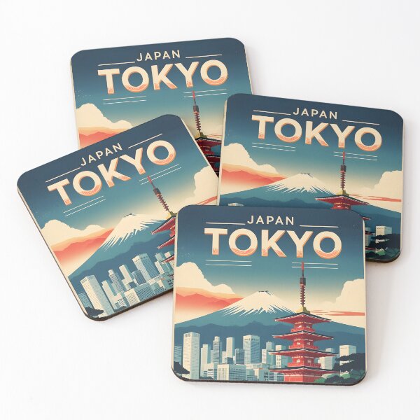 Item preview, Tokyo Japan Vintage Travel Tourism designed and sold by TravelersGems.