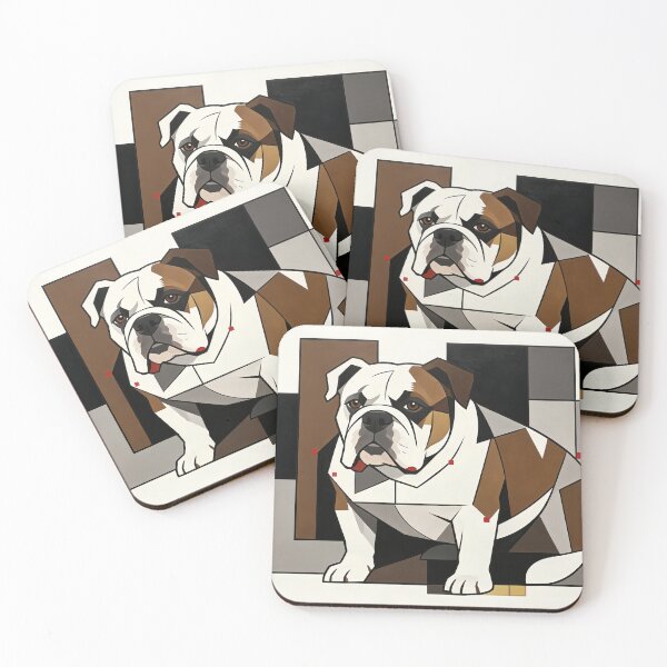 Item preview, cubist animal artwork designed and sold by forget45studio.