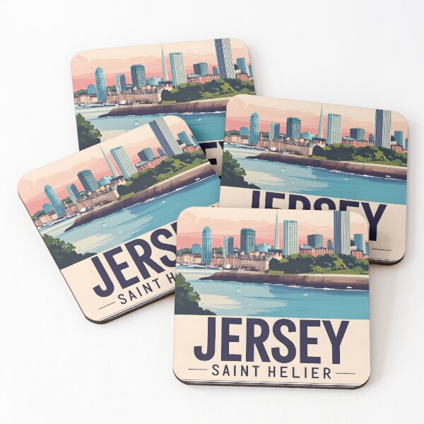 Item preview, Saint Helier Jersey Vintage Travel Tourism designed and sold by TravelersGems.