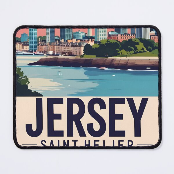 Item preview, Saint Helier Jersey Vintage Travel Tourism designed and sold by TravelersGems.