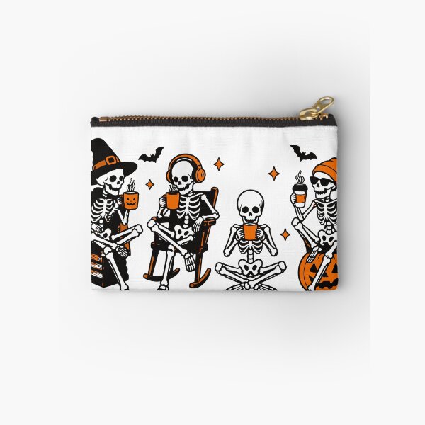 Item preview, Halloween Skeleton Coffee Club Spooky Coffee Lovers T-shirt Sticker designed and sold by Sunday.Supply.