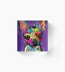 Chihuahua Kunst Acrylblock