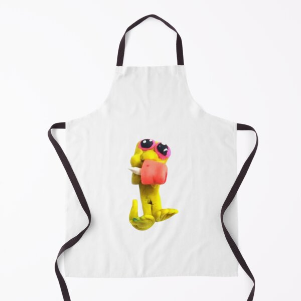 Item preview, Yellow clay alien with giant eyes designed and sold by Natascha-Prints.