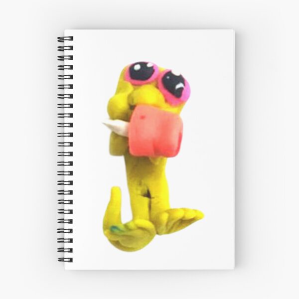 Item preview, Yellow clay alien with giant eyes designed and sold by Natascha-Prints.
