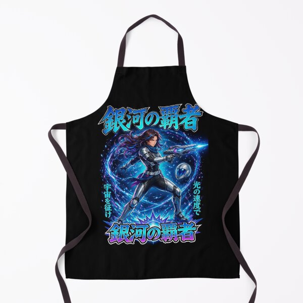 Item preview, Retro Sci-Fi Anime Space Warrior Poster designed and sold by Raloel Art.