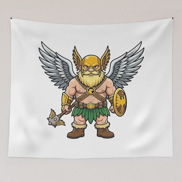 Item preview, Winged Warrior Hawkman Garden Gnome designed and sold by Bad-Decisions-Designs.
