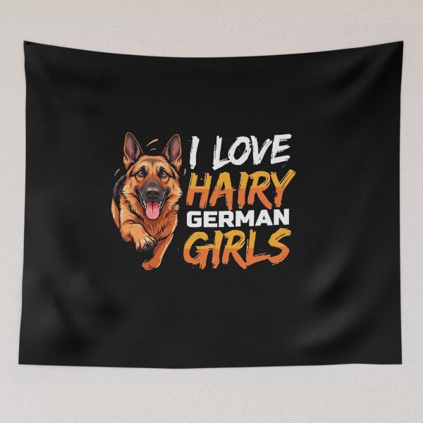 Item preview,   i love hairy german girls designed and sold by beoldfashioned.