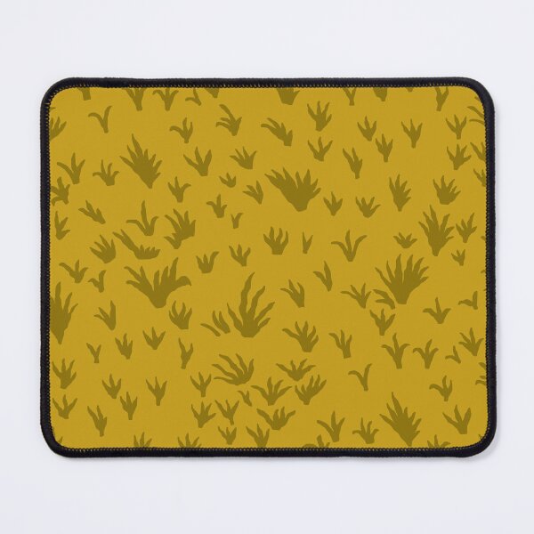 Item preview, Grass Tufts in Olive on Mustard Gold designed and sold by Ema Tudose.