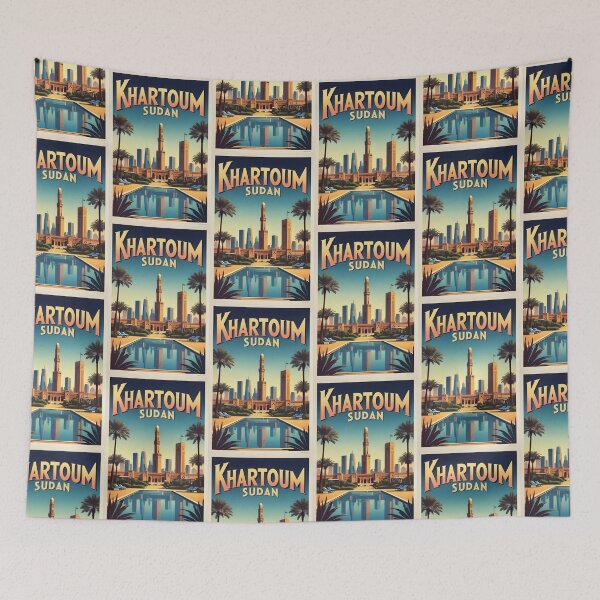 Item preview, Khartoum Sudan Vintage Travel Tourism designed and sold by TravelersGems.