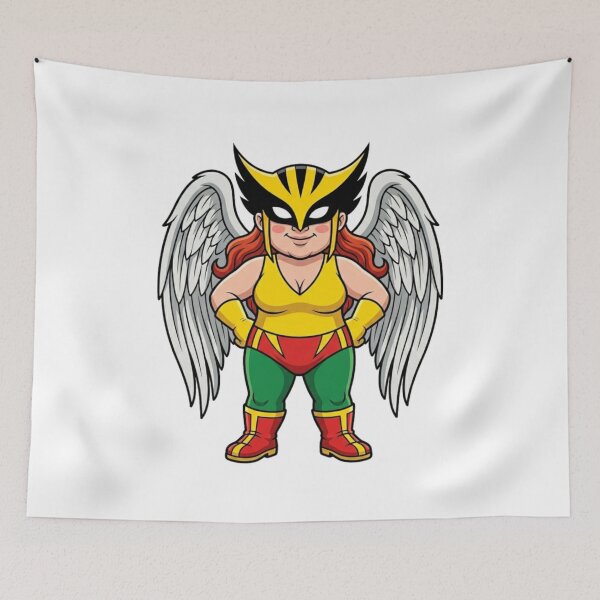 Item preview, Fierce Warrior Hawkgirl Garden Gnome designed and sold by Bad-Decisions-Designs.