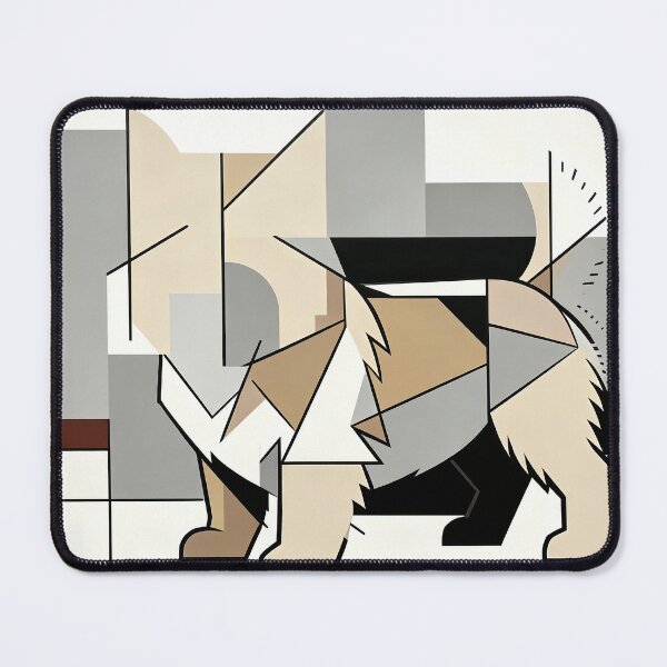 Item preview, cubist animal artwork designed and sold by forget45studio.