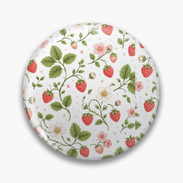 Item preview, Strawberry Garden – Cute Cottagecore Fruit designed and sold by MySthore.