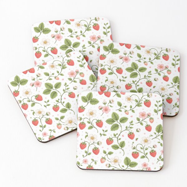 Item preview, Strawberry Garden – Cute Cottagecore Fruit designed and sold by MySthore.