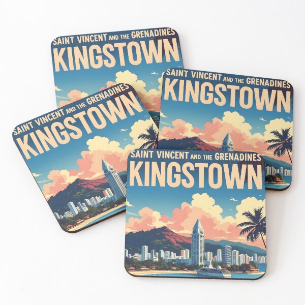 Item preview, Kingstown Saint Vincent Vintage Travel Tourism designed and sold by TravelersGems.