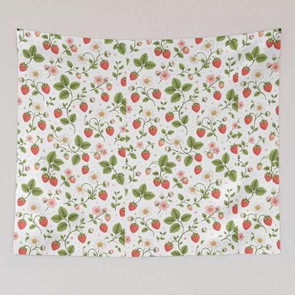 Item preview, Strawberry Garden – Cute Cottagecore Fruit designed and sold by MySthore.