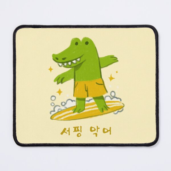Item preview, Surfing Alligator Korean designed and sold by DJCartoonDesigns.