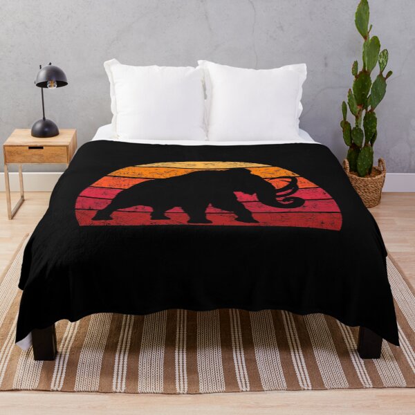 Item preview, Vintage Sunset Woolly Mammoth Prehistoric Animal designed and sold by chaaval.
