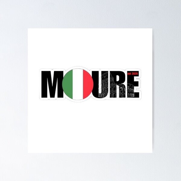 Item preview, Moure Italy Est 2026 - Italian Flag & Colosseum Graphic Design designed and sold by Mourest.