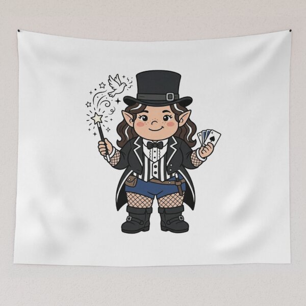 Item preview, Magical Illusionist Zatanna Garden Gnome designed and sold by Bad-Decisions-Designs.