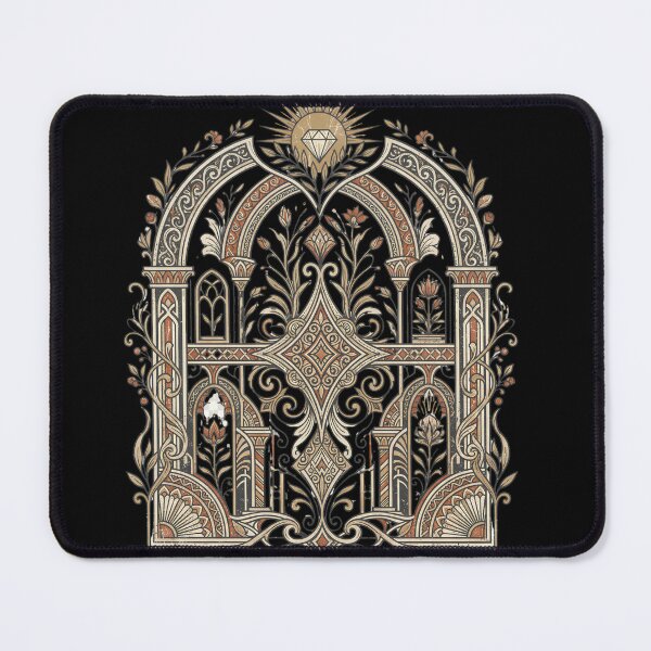 Item preview, Ornate Celestial Gothic Arch – Vintage Decorative Pattern designed and sold by Origamoart.