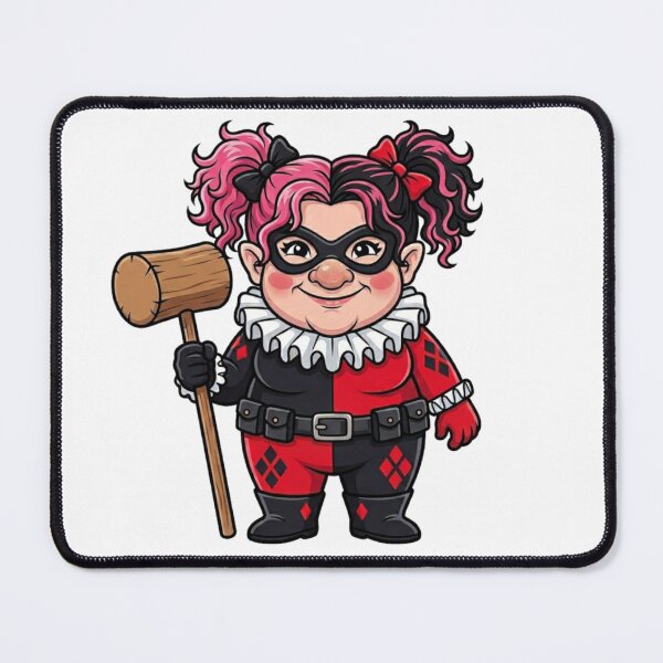 Item preview, Mischievous Harley Quinn Garden Gnome designed and sold by Bad-Decisions-Designs.