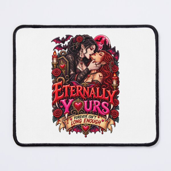 Item preview, DARK LOVE ❤️ - MONSTER ROMANCE COLLETION - VAMPIRE LOVE - ETERNALLY YOURS - FOREVER ISN'T LONG ENOUGH - LESBIAN PRIDE designed and sold by WheelieGdArt.
