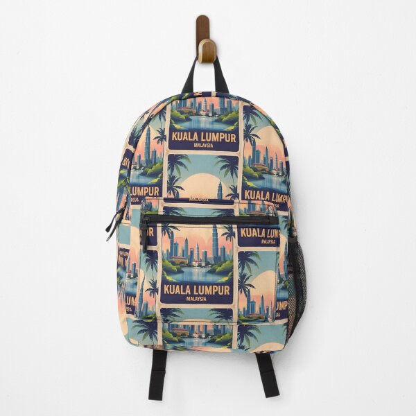 Item preview, Kuala Lumpur Malaysia Vintage Travel Tourism designed and sold by TravelersGems.