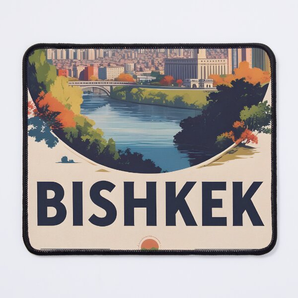 Item preview, Bishkek Kyrgyzstan Vintage Travel Tourism designed and sold by TravelersGems.